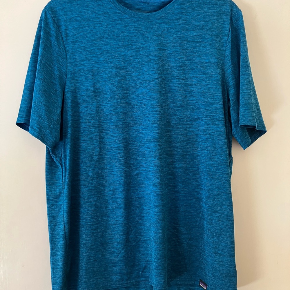 Patagonia Men's Capilene Baselayer Blue T-Shirt